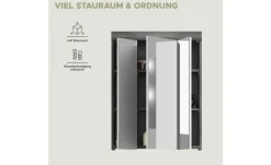 Badezimmerspiegelschrank SCHLOONSEE, Breite 60cm, 3 Spiegeltüren, 9 Fächer, 6 Einlegeböden in verschiedenen Farben erhältlich, Badmöbel, Spiegel, Badschrank, Bad Schloonsee