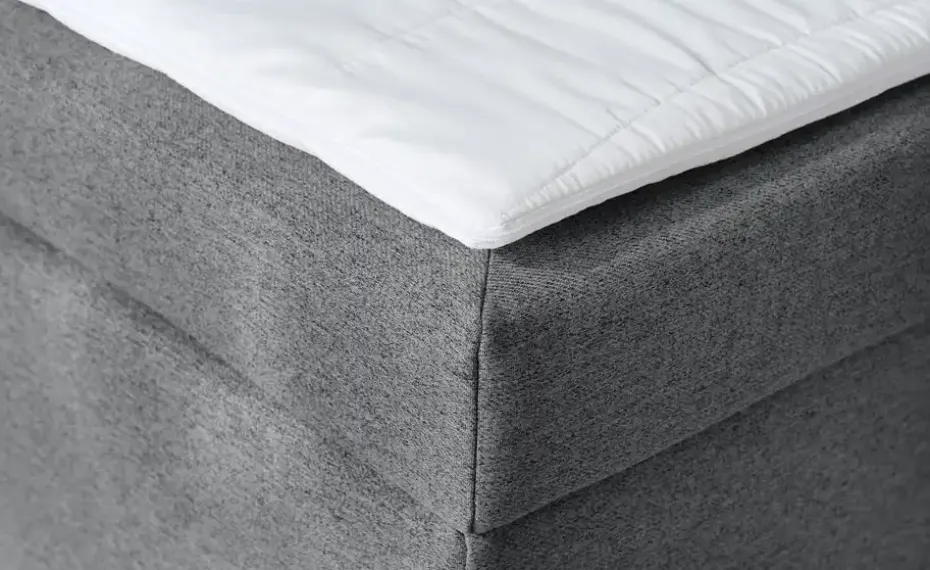 Boxspringbett mit Matratze und Topper, H3 Duke