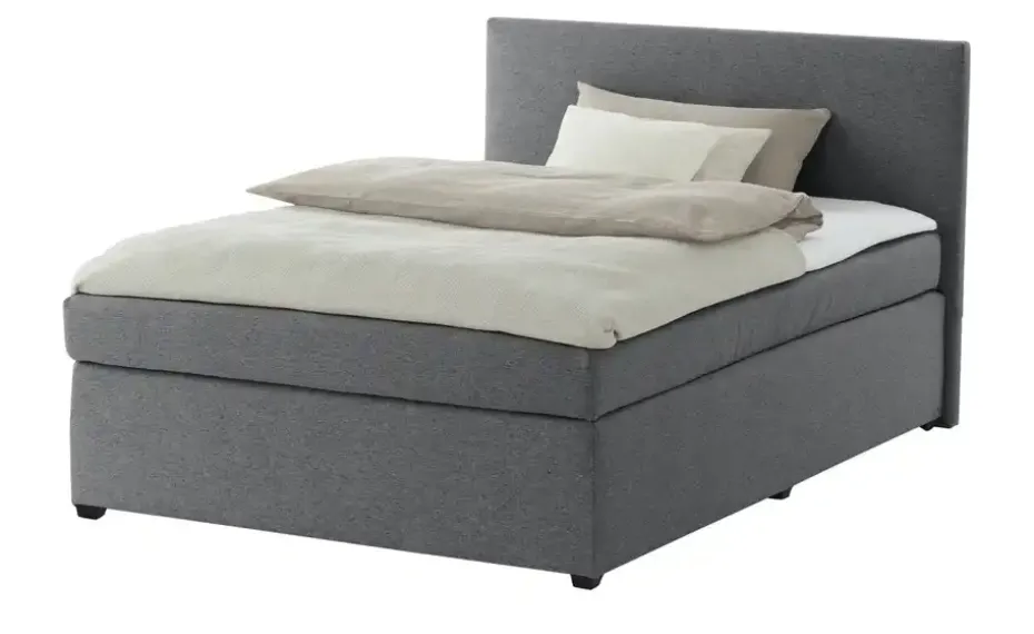 Boxspringbett mit Matratze und Topper, H3 Duke
