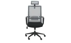 Bürodrehstuhl mit Kopfstütze Zusam