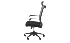Bürodrehstuhl mit Kopfstütze Zusam