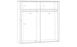 Drehtürenschrank Bohol