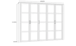 Drehtürenschrank Bohol