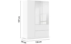 Drehtürenschrank Joel