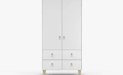Drehtürenschrank mit Einlegeböden Figo