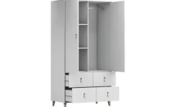Drehtürenschrank mit Einlegeböden Figo