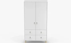 Drehtürenschrank mit Einlegeböden Figo
