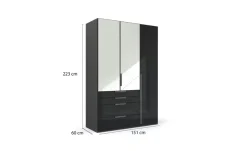 Drehtürenschrank Purisma