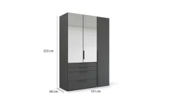 Drehtürenschrank Purisma