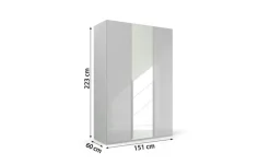 Drehtürenschrank Purisma