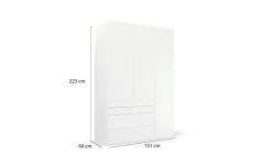 Drehtürenschrank Purisma