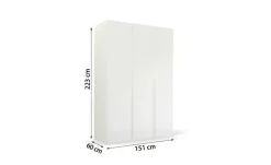 Drehtürenschrank Purisma
