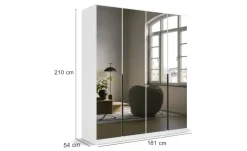Drehtürenschrank Skyla