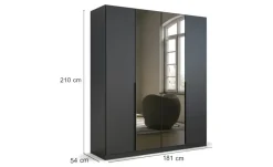 Drehtürenschrank Skyla