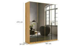 Drehtürenschrank Skyla