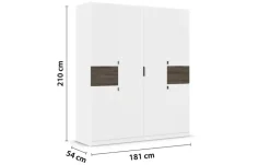 Drehtürenschrank Ticao