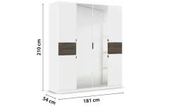 Drehtürenschrank Ticao