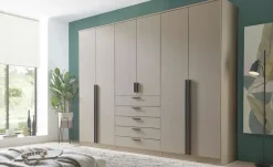 Drehtürenschrank 6-türig, Cashmere, mit Einlegeböden Arnis