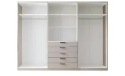 Drehtürenschrank 6-türig, Cashmere, mit Einlegeböden Arnis