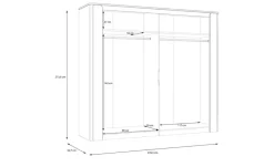 Drehtürenschrank Vodol