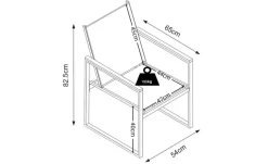 Gartenstuhl 2er-Set