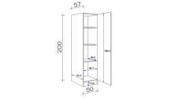 Geschirrschrank Ede