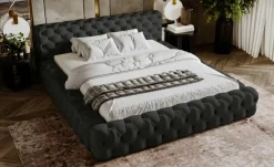 GrainGold Polsterbett Glamour, mit Stauraum Palini