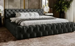 GrainGold Polsterbett Glamour, mit Stauraum Palini