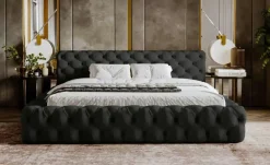 GrainGold Polsterbett Glamour, mit Stauraum Palini