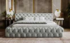 GrainGold Polsterbett Glamour, mit Stauraum Palini