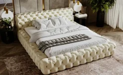 GrainGold Polsterbett Glamour, mit Stauraum Palini