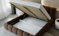 GrainGold Polsterbett mit Bettkasten und Lattenrost Modo