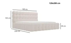 GrainGold Polsterbett mit Stauraum Twist