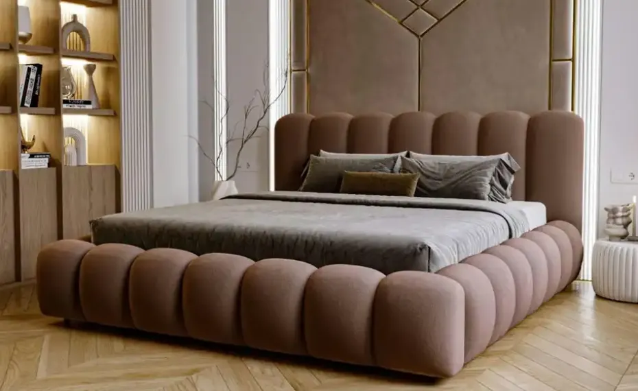 GrainGold Polsterbett mit Stauraum DS Averia