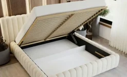 GrainGold Polsterbett mit Stauraum Bliss