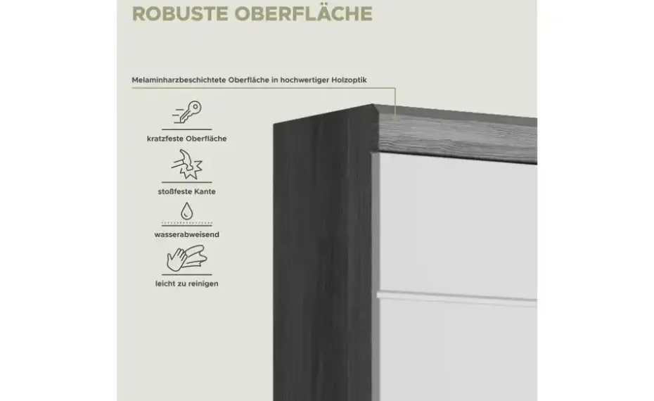 Hängeschrank SCHLOONSEE, Breite 37cm, 1 Tür, 1 offenes Fächer, 1 Einlegeboden, MDF-Front in verschiedenen Farben erhältlich, Badmöbel, Badschrank, Schrank, Bad Schloonsee