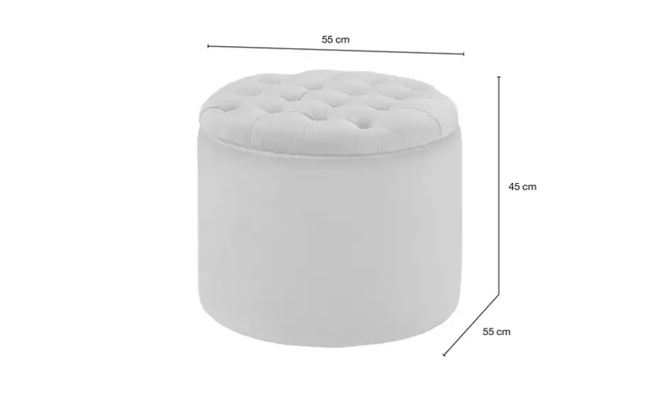 Hocker mit Stauraum