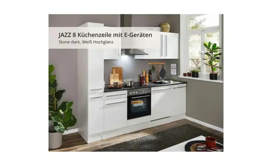 Küchenzeile mit E-Geräten