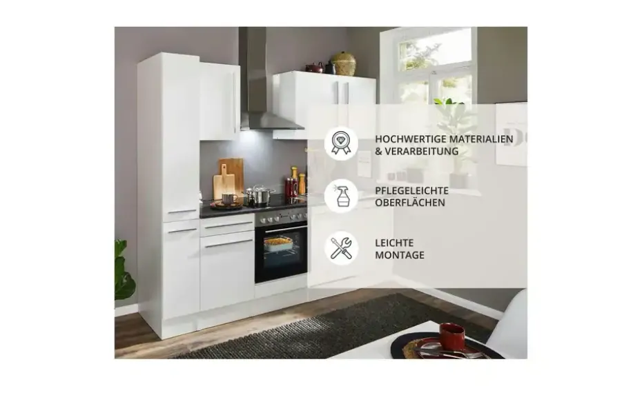 Küchenzeile mit E-Geräten