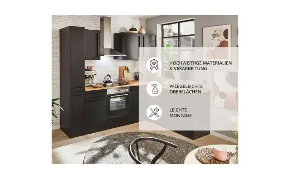 Küchenzeile mit E-Geräten