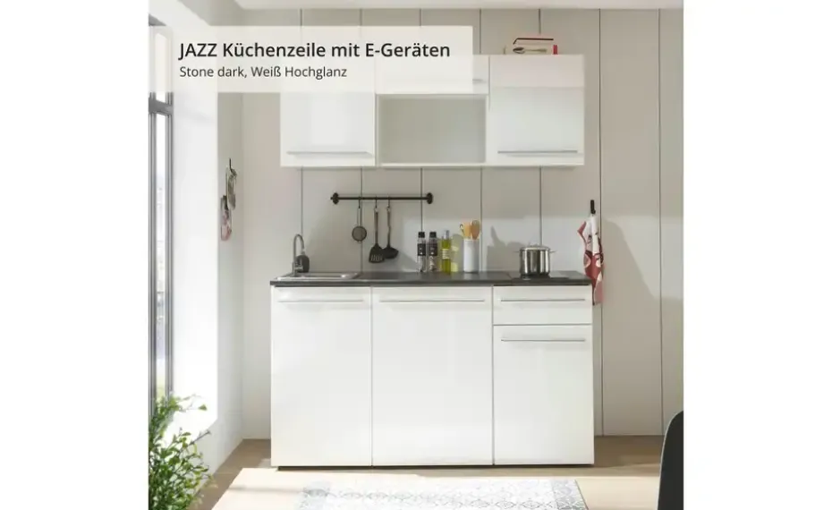 Küchenzeile mit E-Geräten