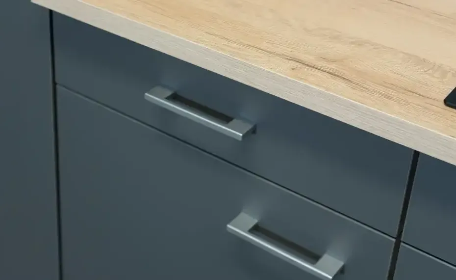 Küchenzeile ohne Elektrogeräte