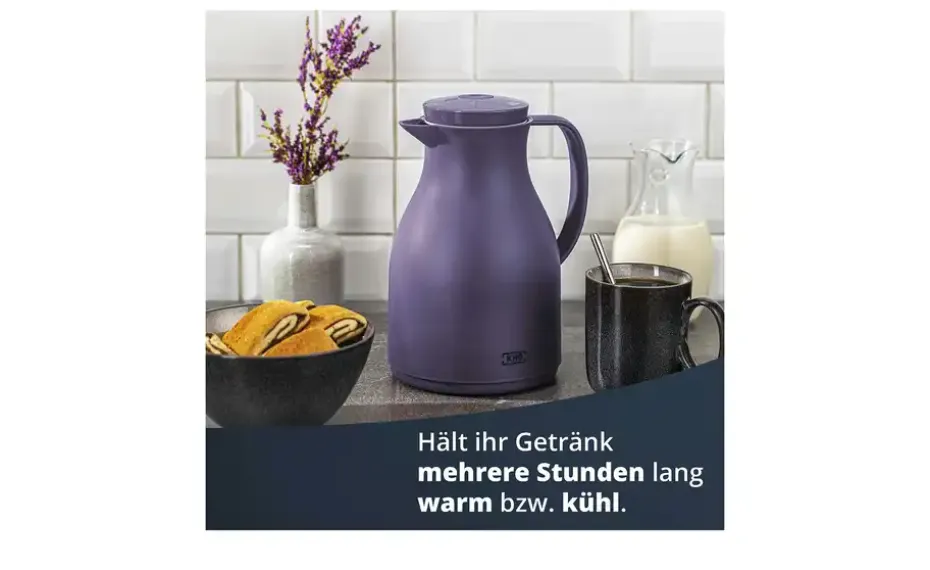 KHG Isolierkanne 1 l marineblau Anton