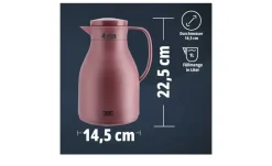 KHG Isolierkanne 1 l rot Anton
