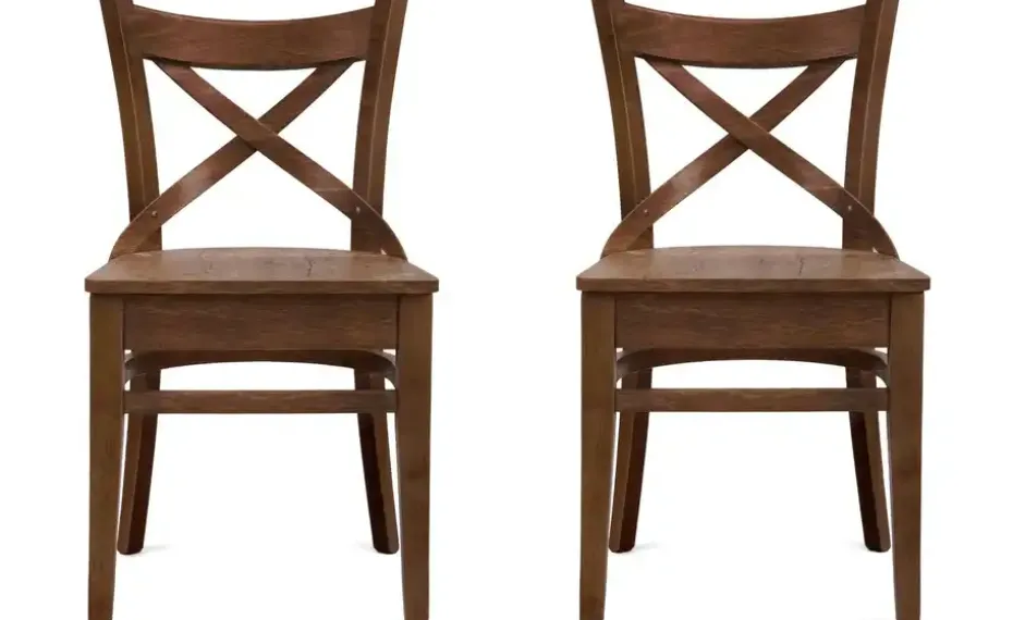 KONSIMO Holzstuhl 2er-Set Georg