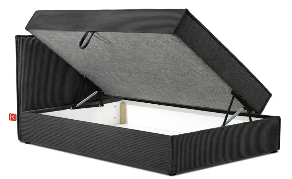 KONSIMO Boxbett mit Stauraum, H2 Roti