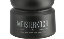 Meisterkoch Pfeffermühle Schwarz Matt