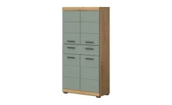 Midischrank SCHLOONSEE, Breite 74cm, 4 Türen, 1 Schubkasten, 4 Fächer, MDF-Front in verschiedenen Farben erhältlich, Badmöbel, Badschrank, Schrank, Bad Schloonsee