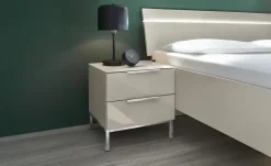 Nachtkommode mit 2 Schüben Bari