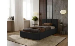 Polsterbett mit Bettkasten und Lattenrost Nero